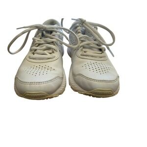 Reebok RB 404 PYE DMX Walking Shoes Women 7.5 Cream Light Blue Chunky FINAL SALE